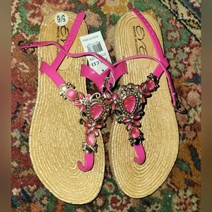 New With Tags pink sandals
